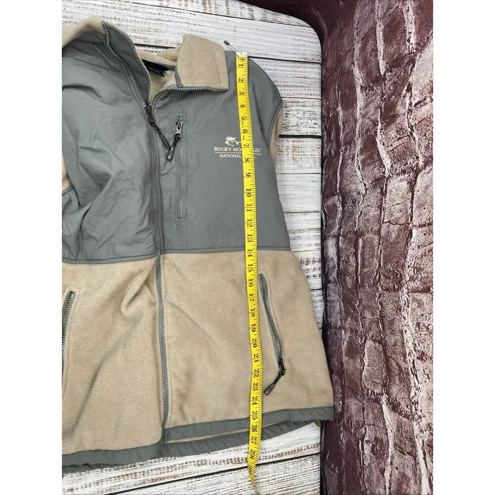 Landway Fleece Mens L Soft-Shell Jacket Fleece Lined Full Zip Rocky Mountain